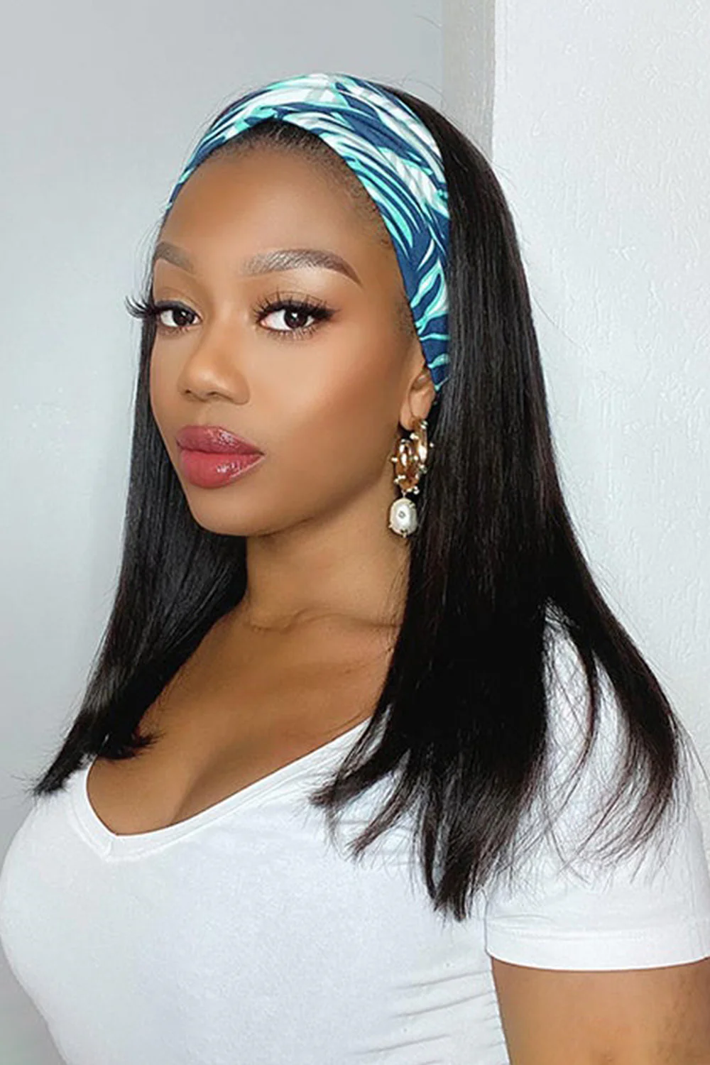 Straight Headband Wig Styles, 100% Human Hair Wig HBW01 - Image 7