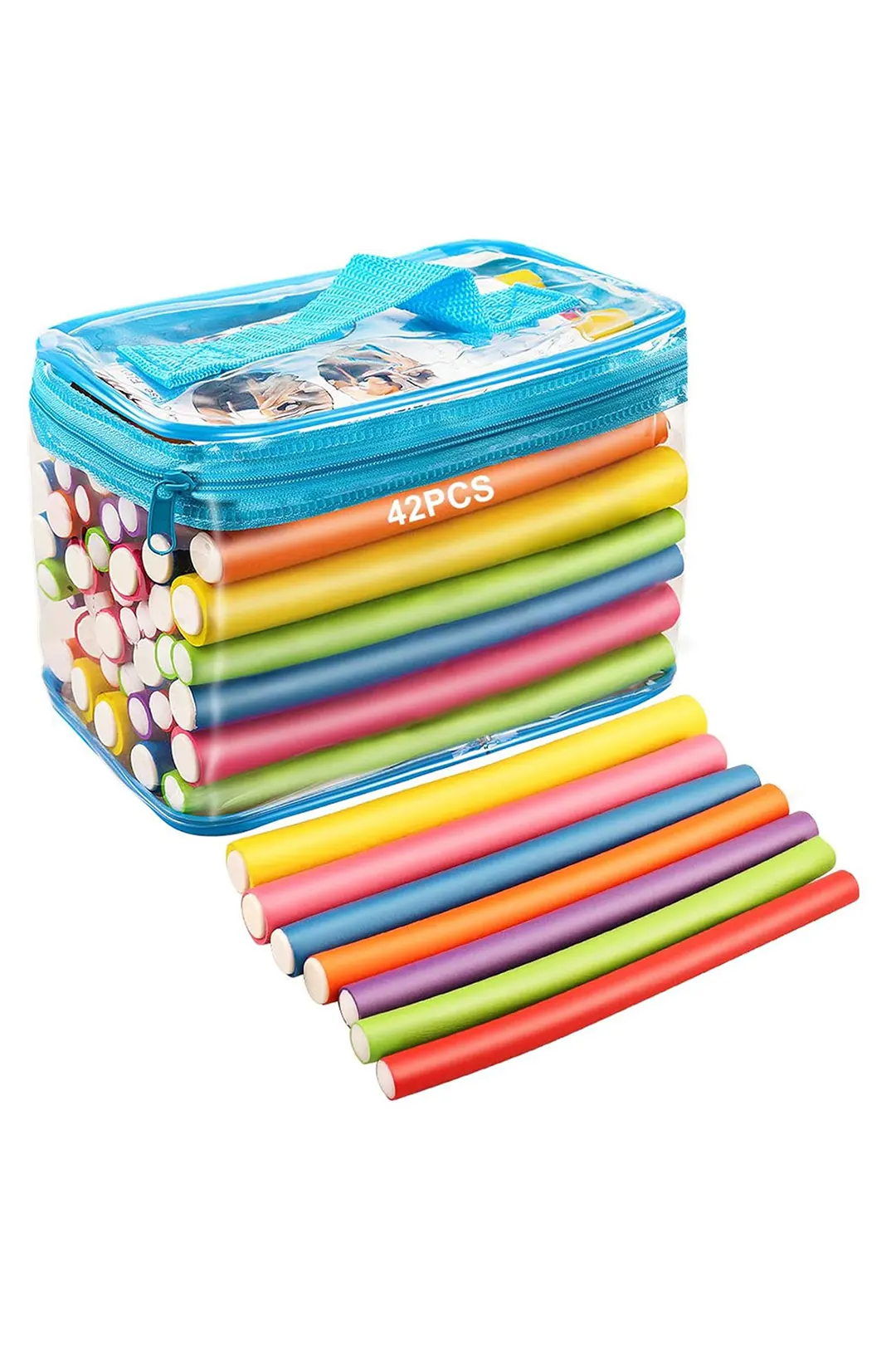 Flexible Rods Hair Rollers Heatless Curlers 42 Pcs - Image 3