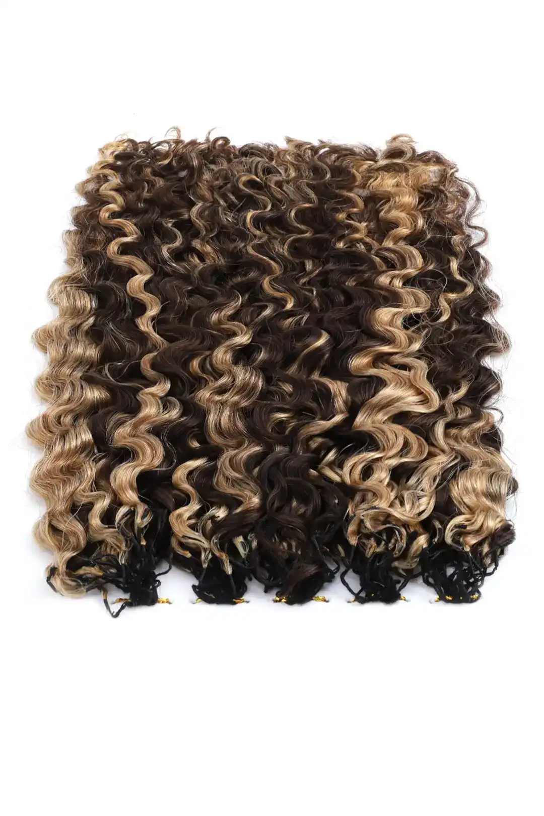 #4/27 Mixed Color Water Deep Wave Feather Crochet Human Hair - Image 2