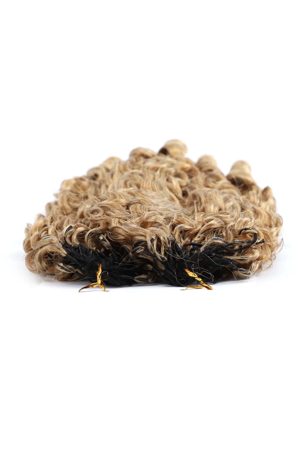 Honey Blonde #27 Burmese Curly with Spiral Curls Feather Crochet Miracle Knots Hair - Image 2