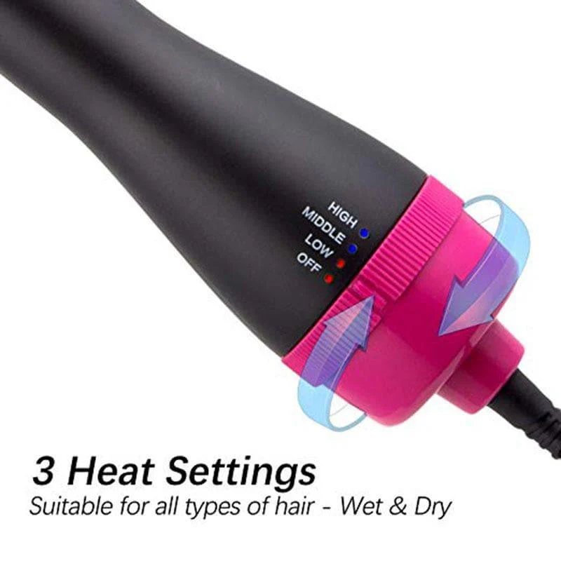Hot Air Comb-3 in 1 Multifunctional Anion Hair Comb - Image 4