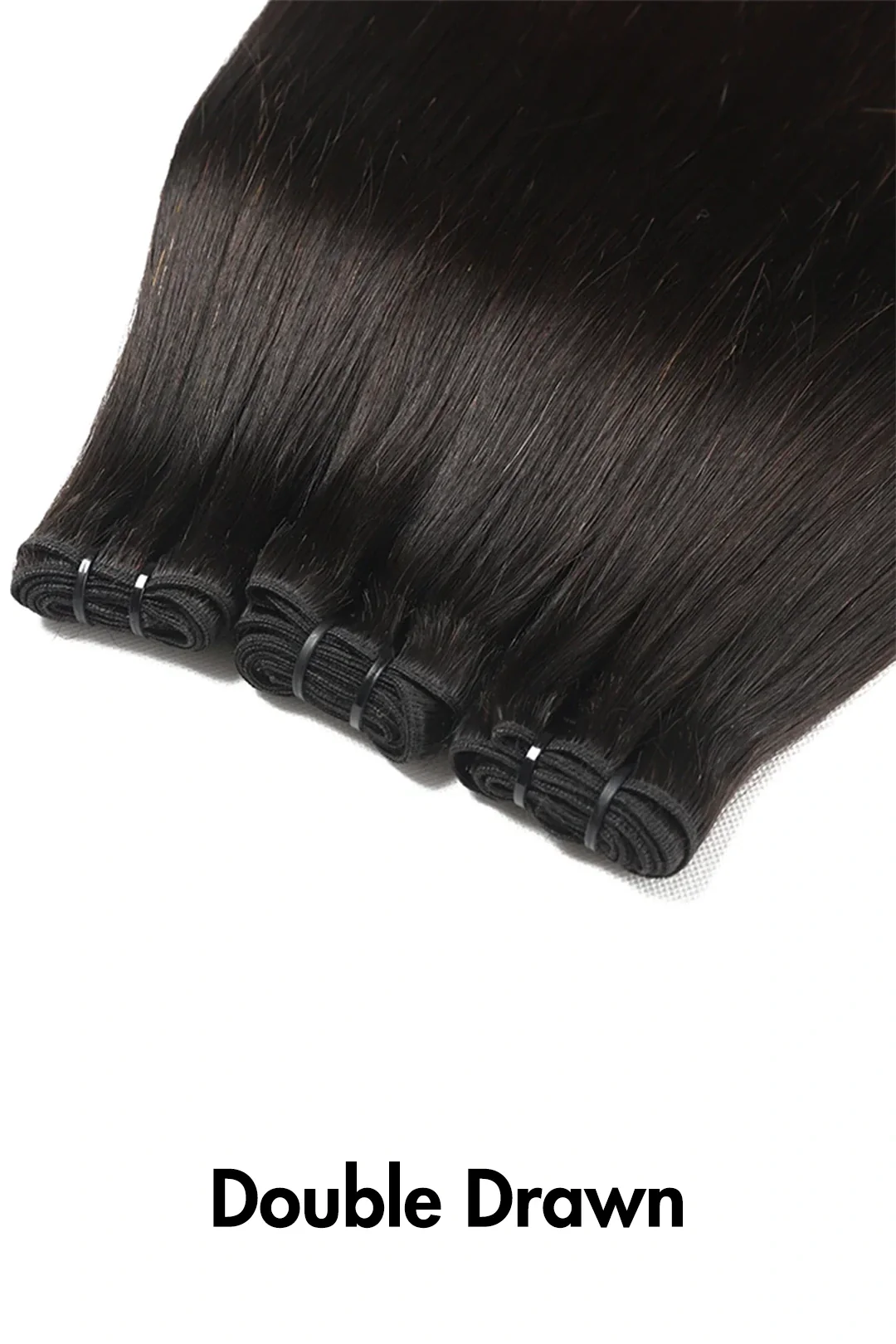 Cambodia Virgin Hair Bundles Sew in Extensions Straight - Image 3