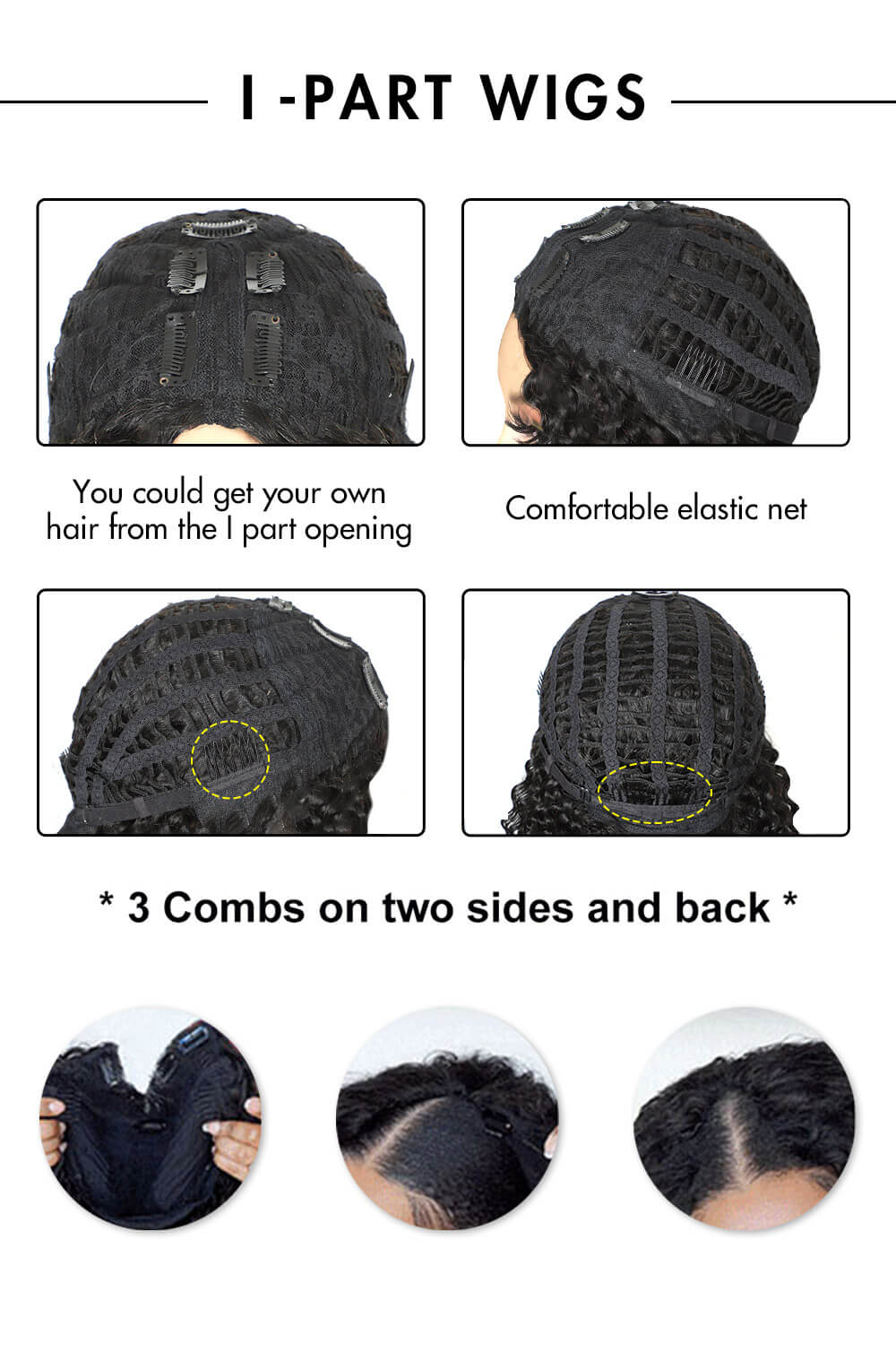 I-Part Wig Clip-in Body Wave-IP02 - Image 4