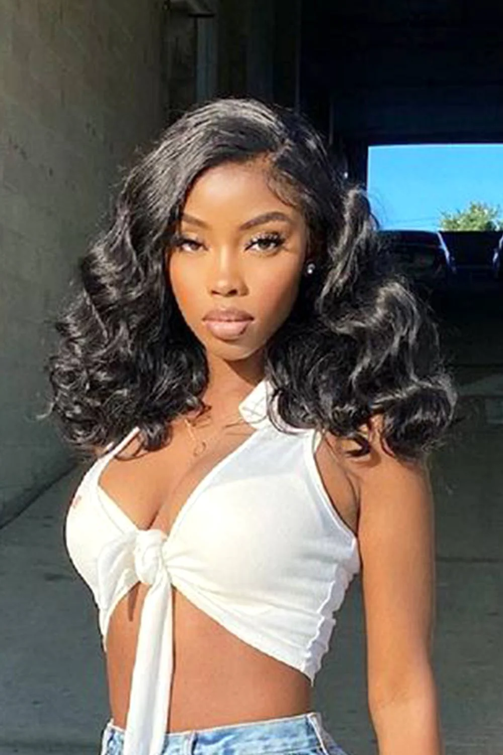 I-Part Wig Clip-in Loose Wave-IP03 - Image 2