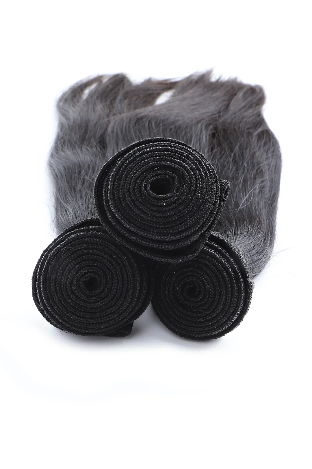 Indian Raw Hair Bundle Straight Natural Color - Image 2