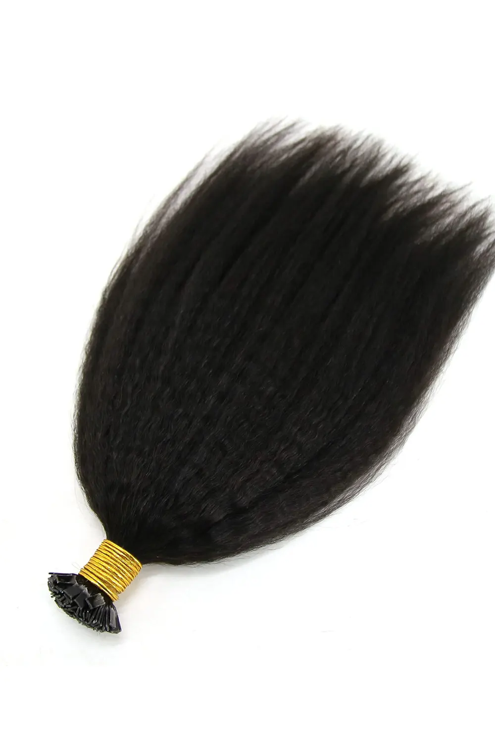 Kinky Straight | Flat-Tip | Human Hair Extension Pre-Bonded For Black Women - Image 5