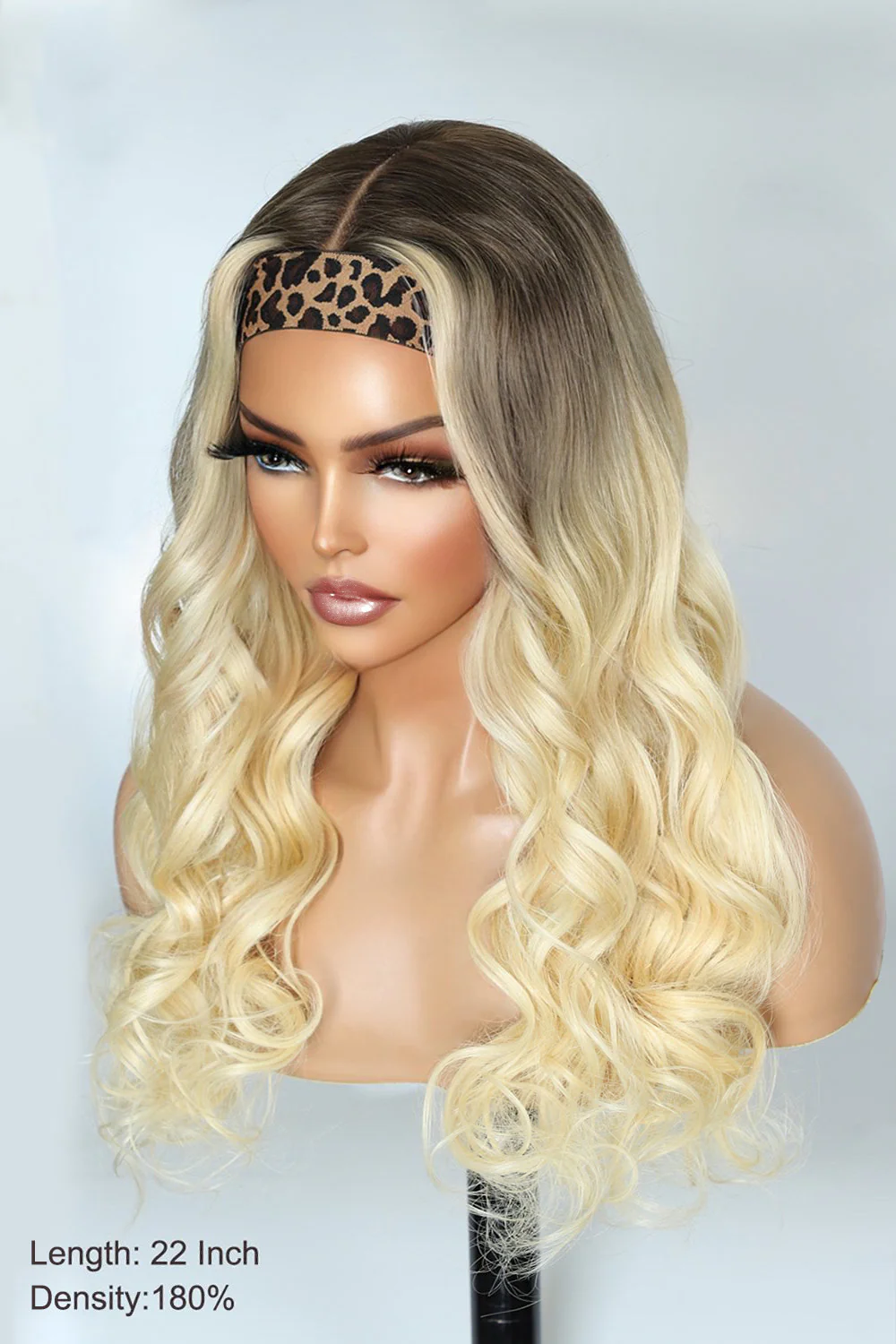 Lace Headband Wig 613 Dark Roots Body Wave-LH15 - Image 3