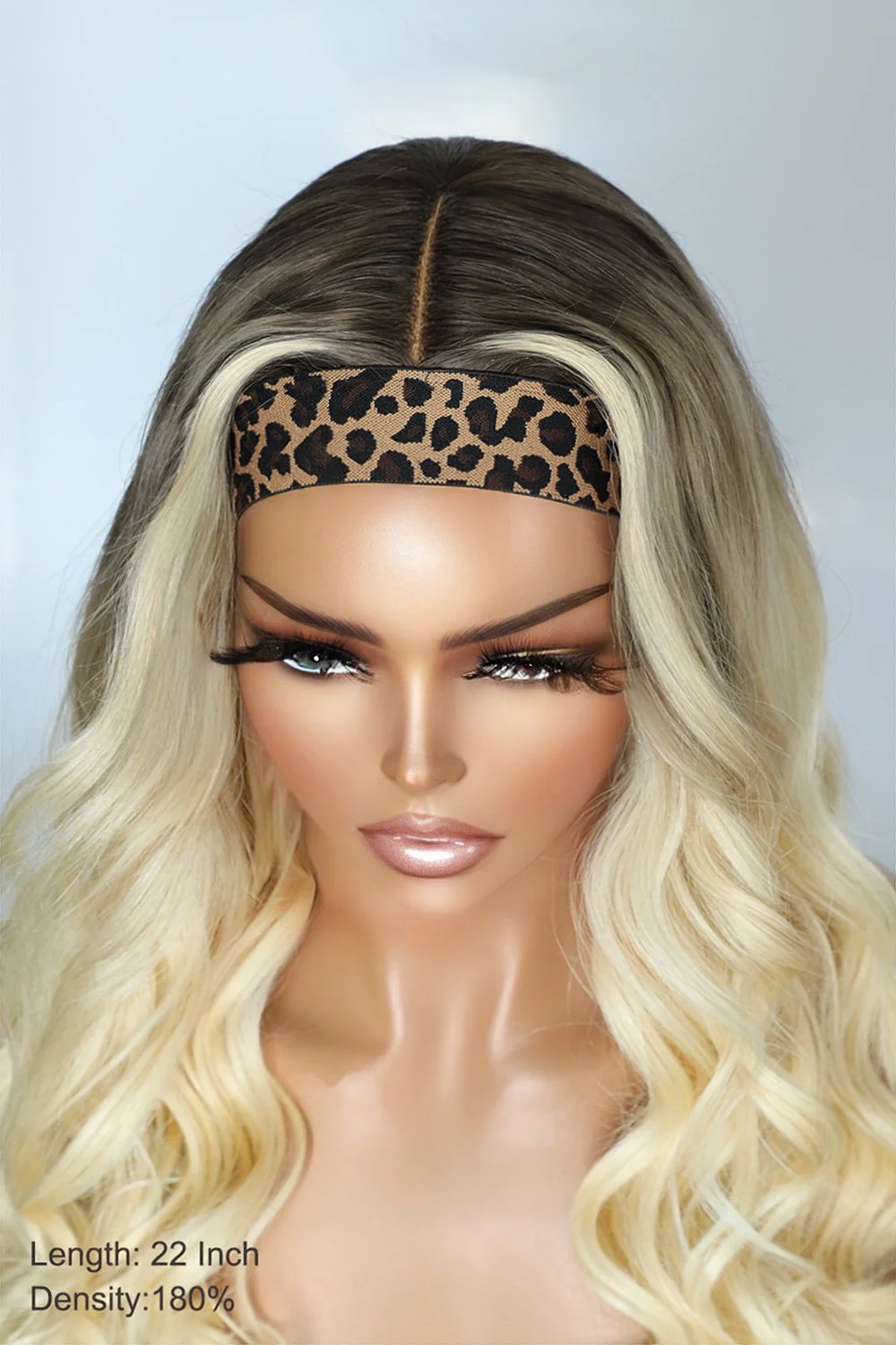 Lace Headband Wig 613 Dark Roots Body Wave-LH15 - Image 4