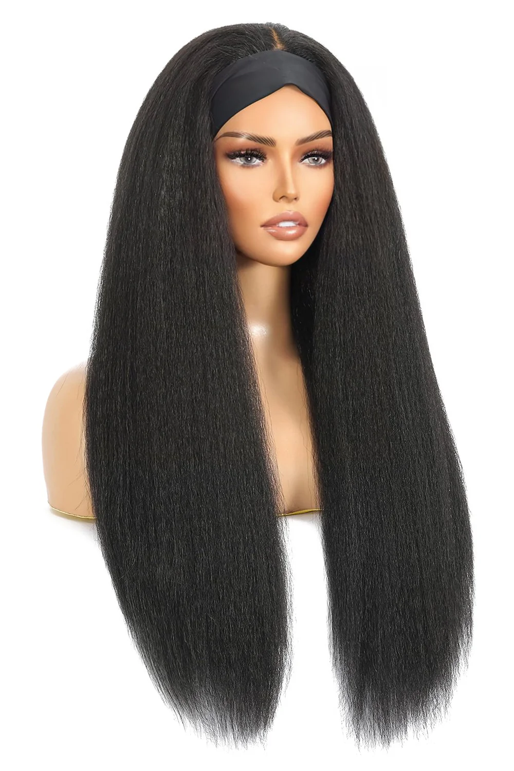 Lace Headband Wig Kinky Straight-LH06 - Image 4