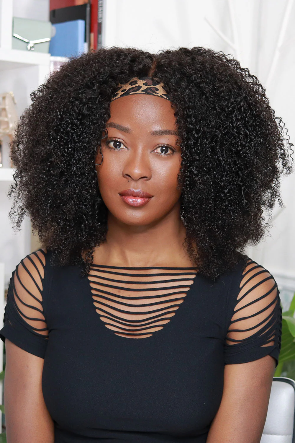 Lace Headband Wig Kinky Curly-LH05 - Image 9