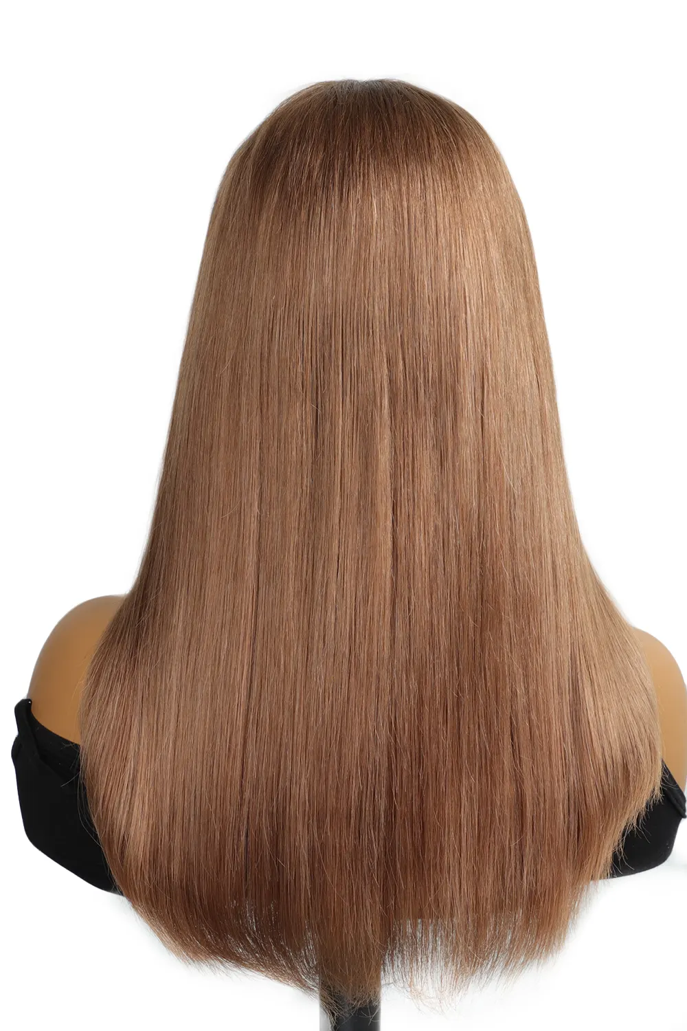 Layered Wolf Cut Skunk Stripe Wig Blonde Highlights Glueless - Image 4