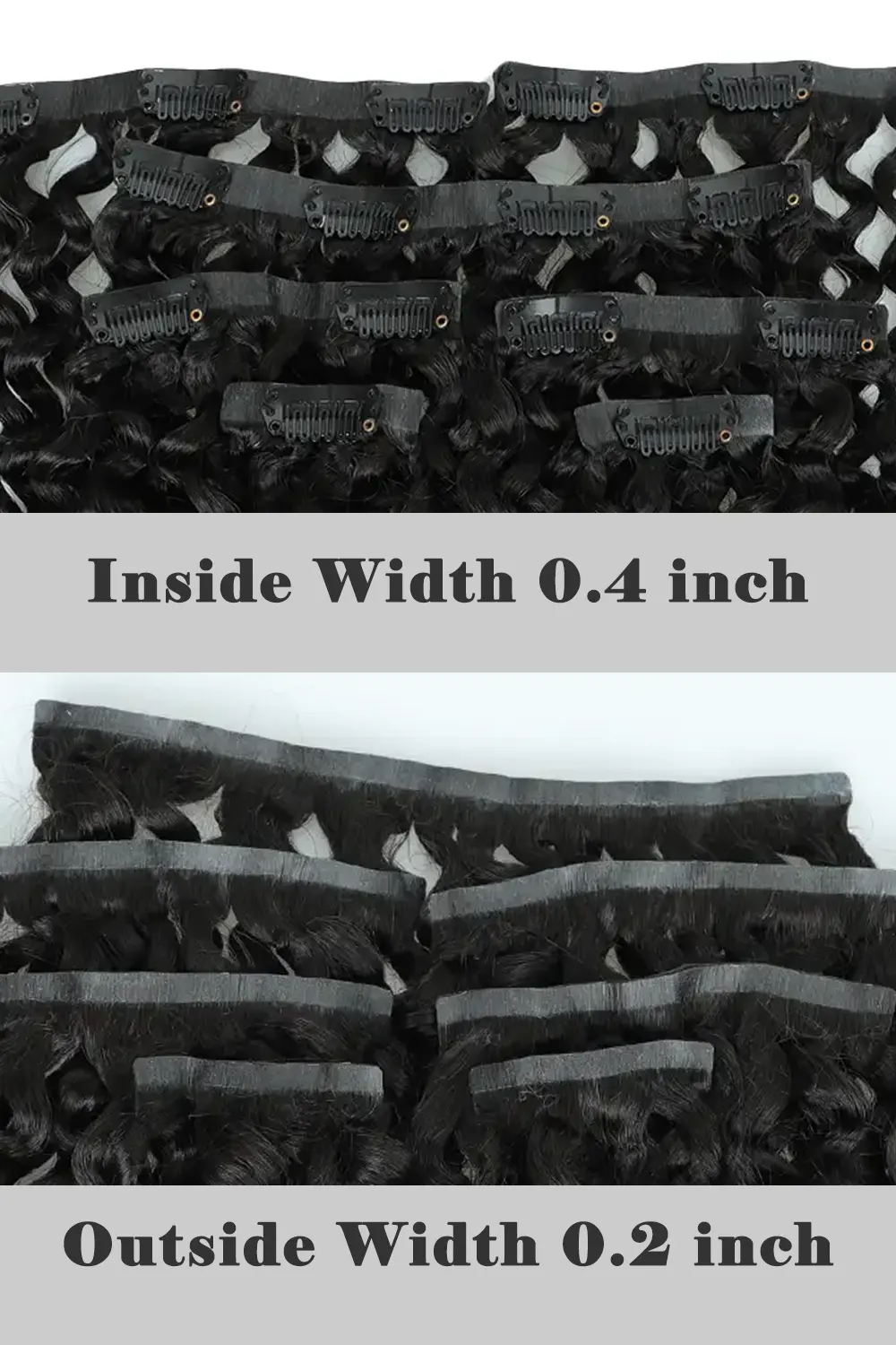 Double Drawn Light YaKi Seamless Clip in Hair Extensions - Image 3