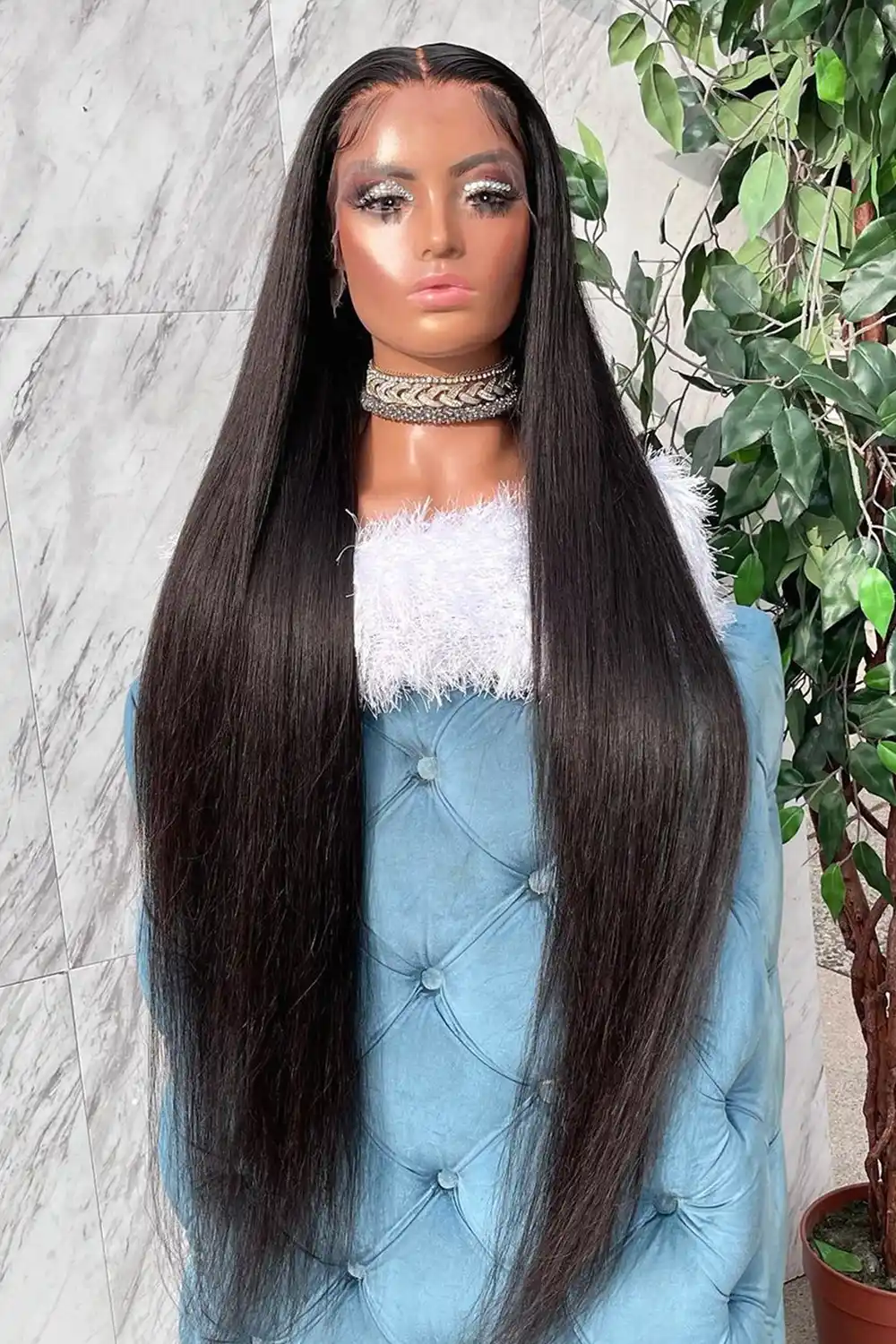 28-40 Inch HD Lace Straight Wig-LW01 - Image 7