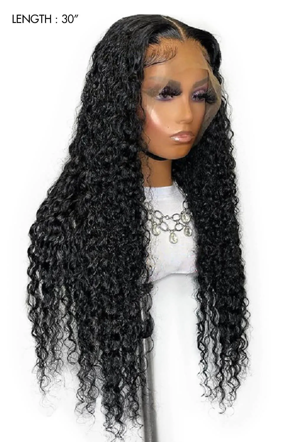 28-40 Inch HD Lace Deep Curly Wig-LW05 - Image 3
