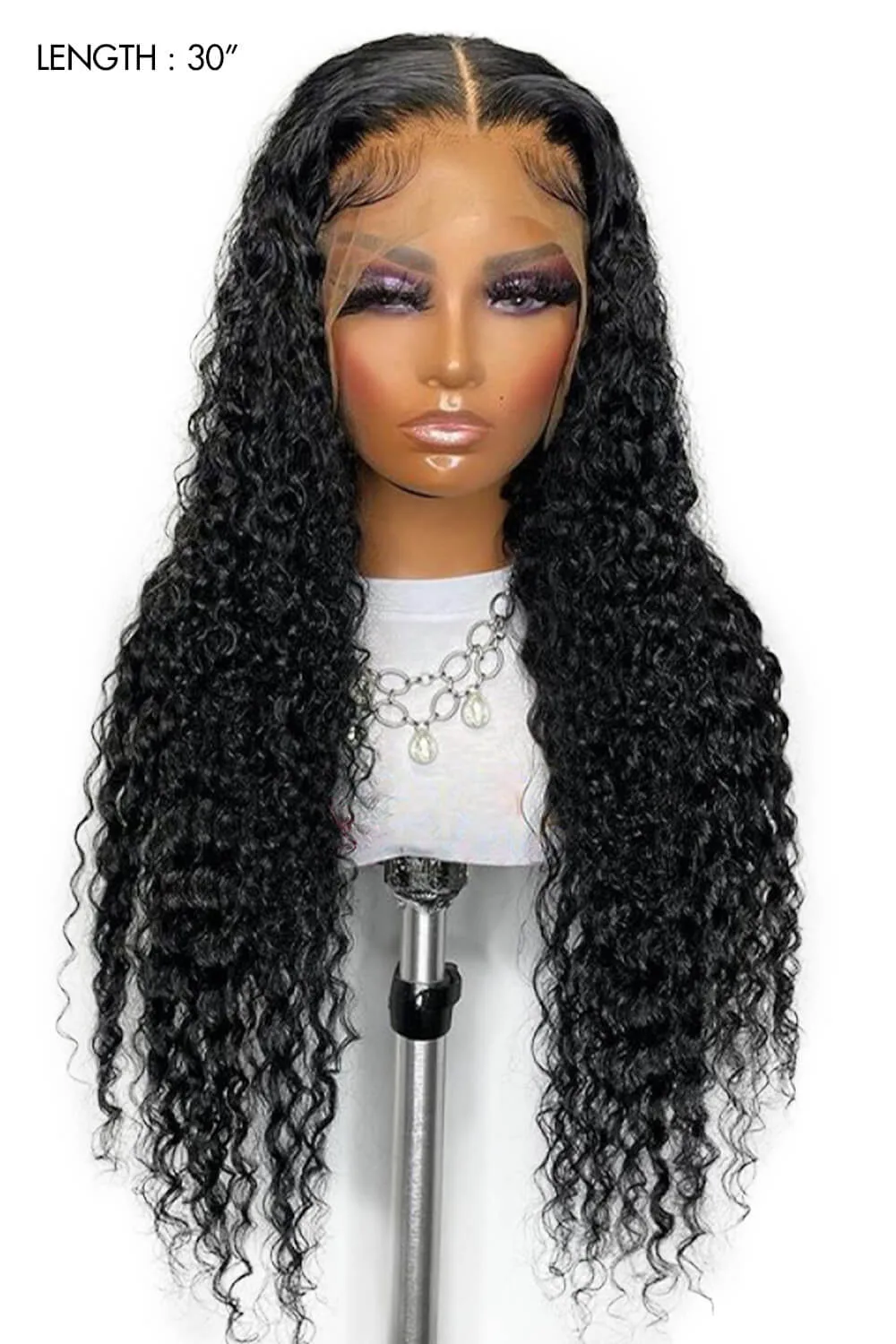 28-40 Inch HD Lace Deep Curly Wig-LW05 - Image 4