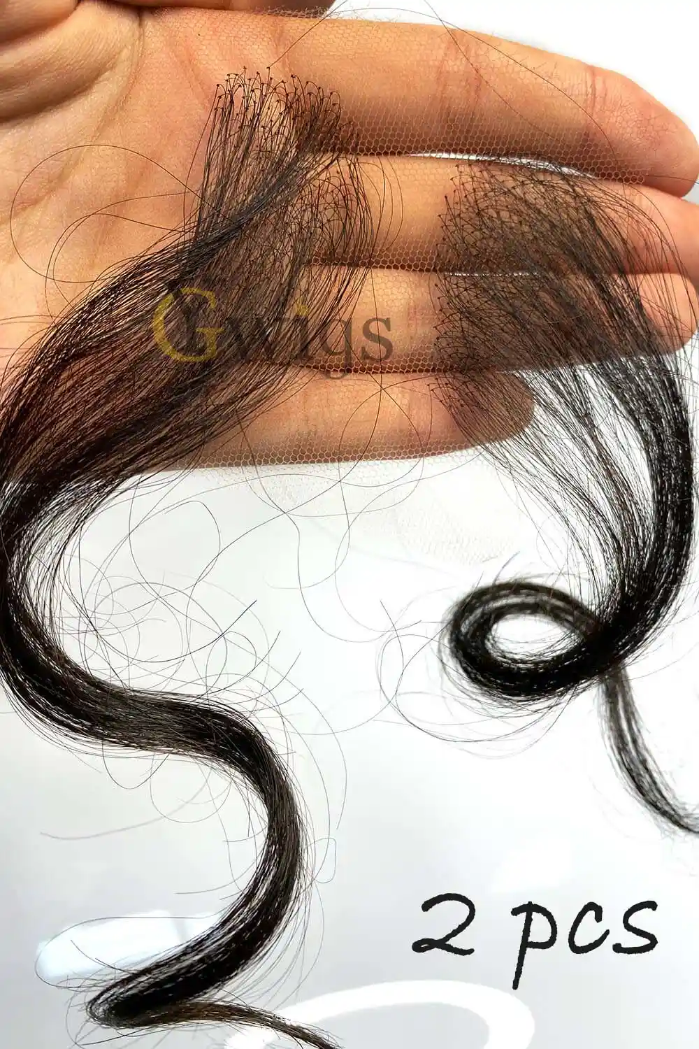 Long Curly and Wave Reusable HD lace Baby Hair Edges 10 Inch - Image 3