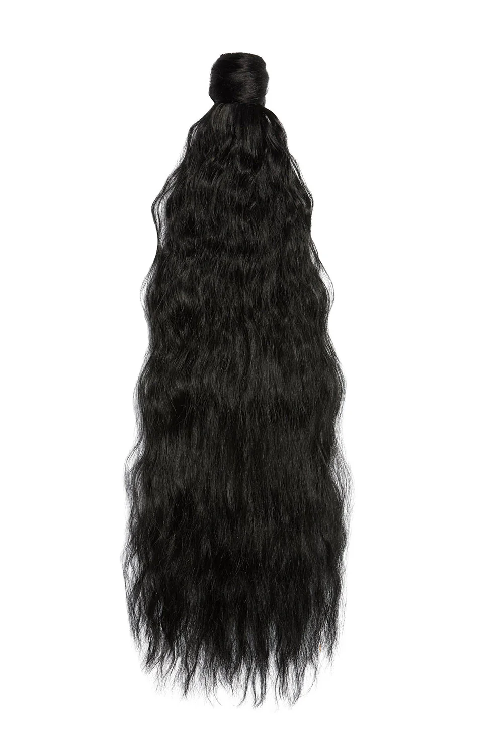 Loose Wave Natural Color Ponytails Wrap Around Extensions 120-150g - Image 3