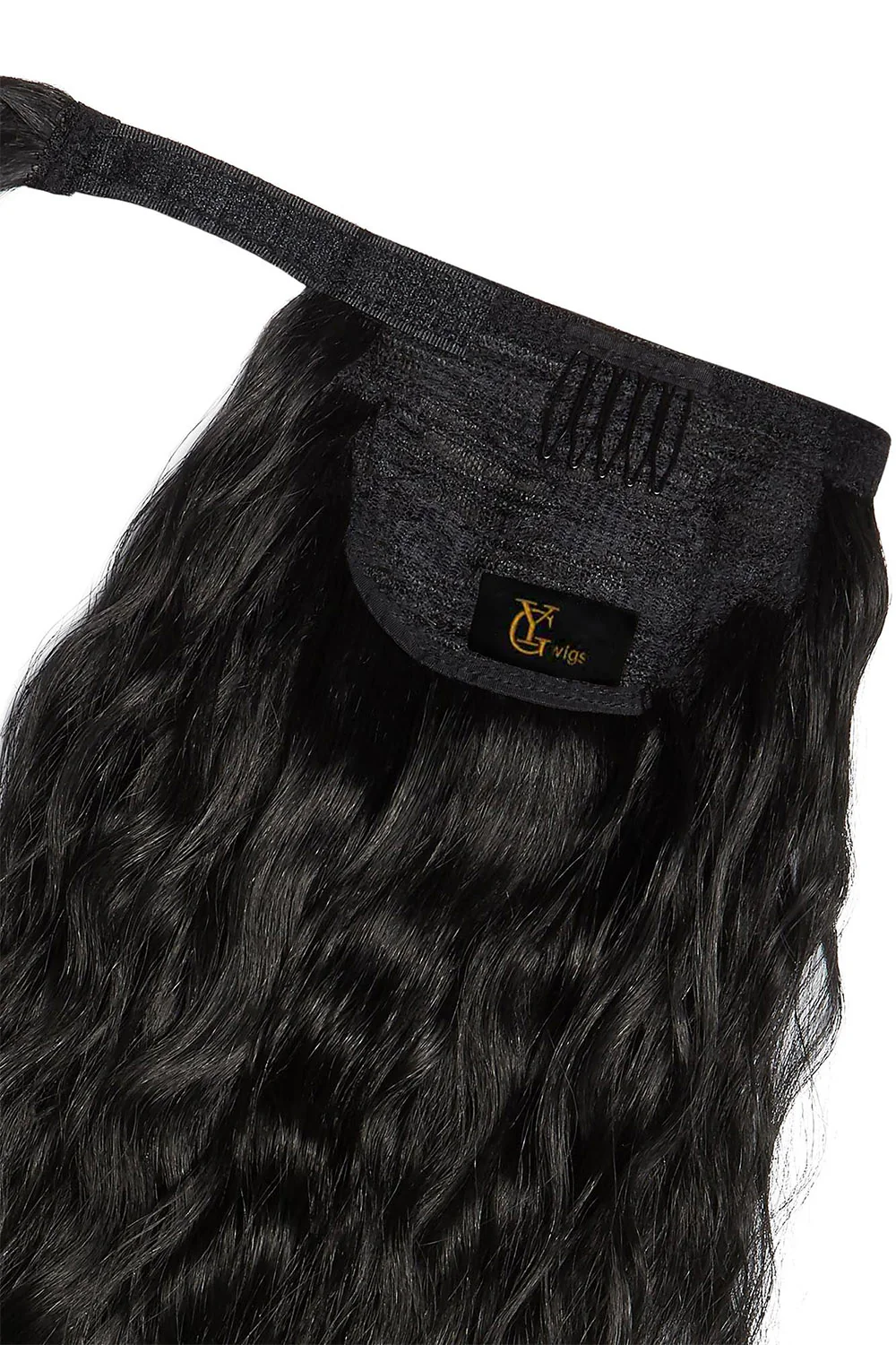 Loose Wave Natural Color Ponytails Wrap Around Extensions 120-150g - Image 4