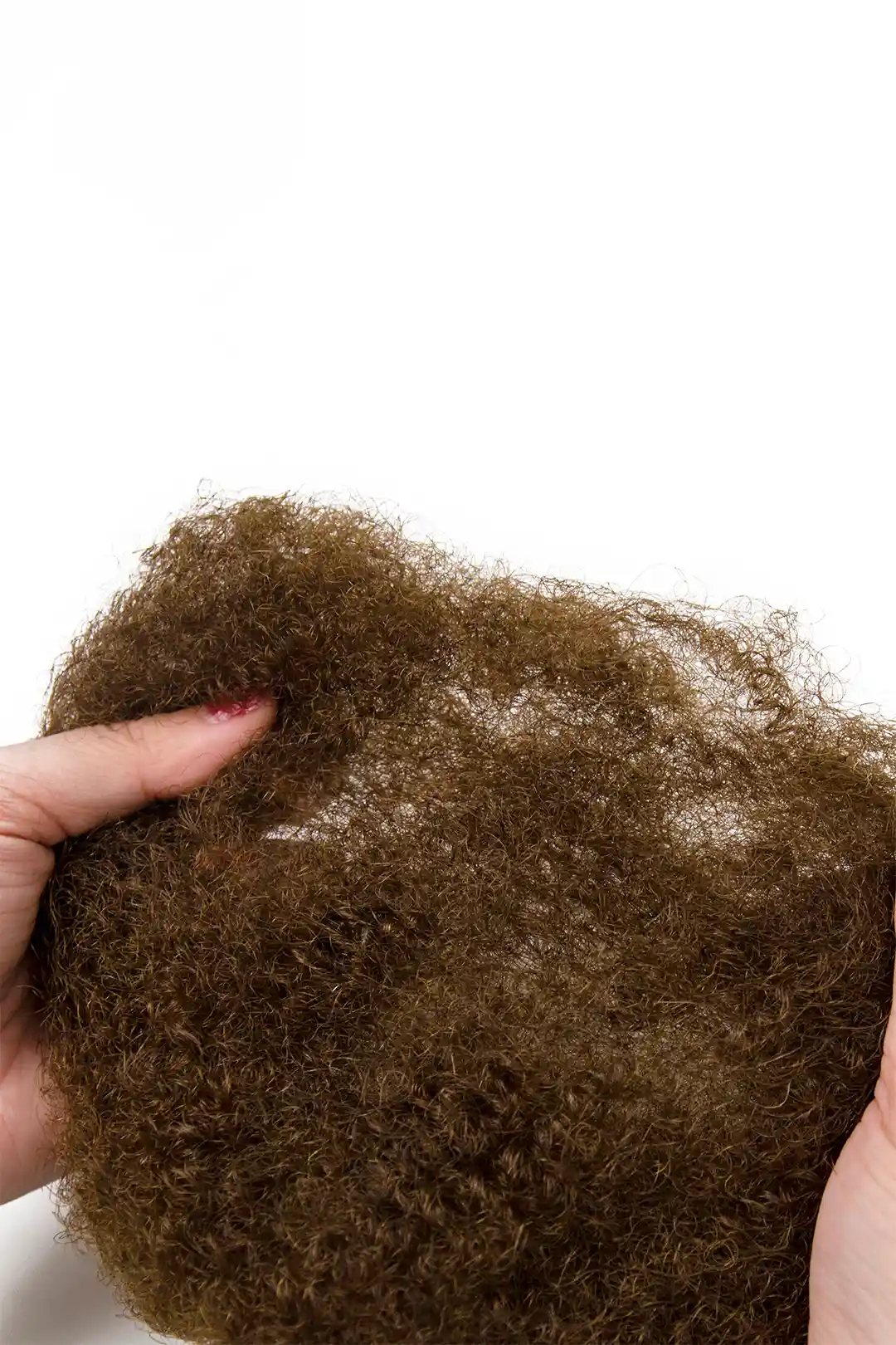 Medium Brown Afro Kinky Hair Bulk #6 for Locks and Braiding - Image 6