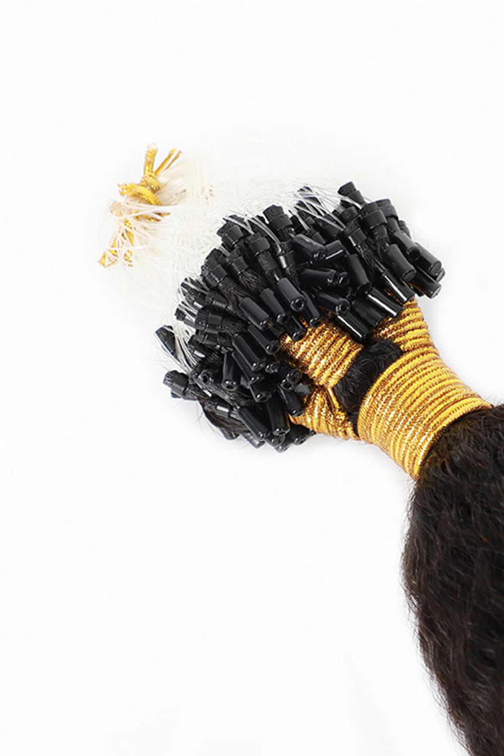 Micro Ring Human Hair Body Wave Extensions For Black Hair - Image 5