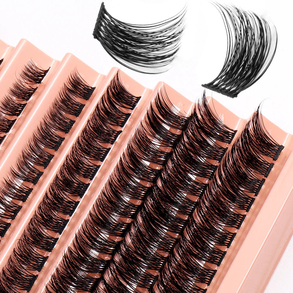 Natural Dense Lash Clusters DIY Eyelash Extensions 98PCS 8-16MM - Image 6