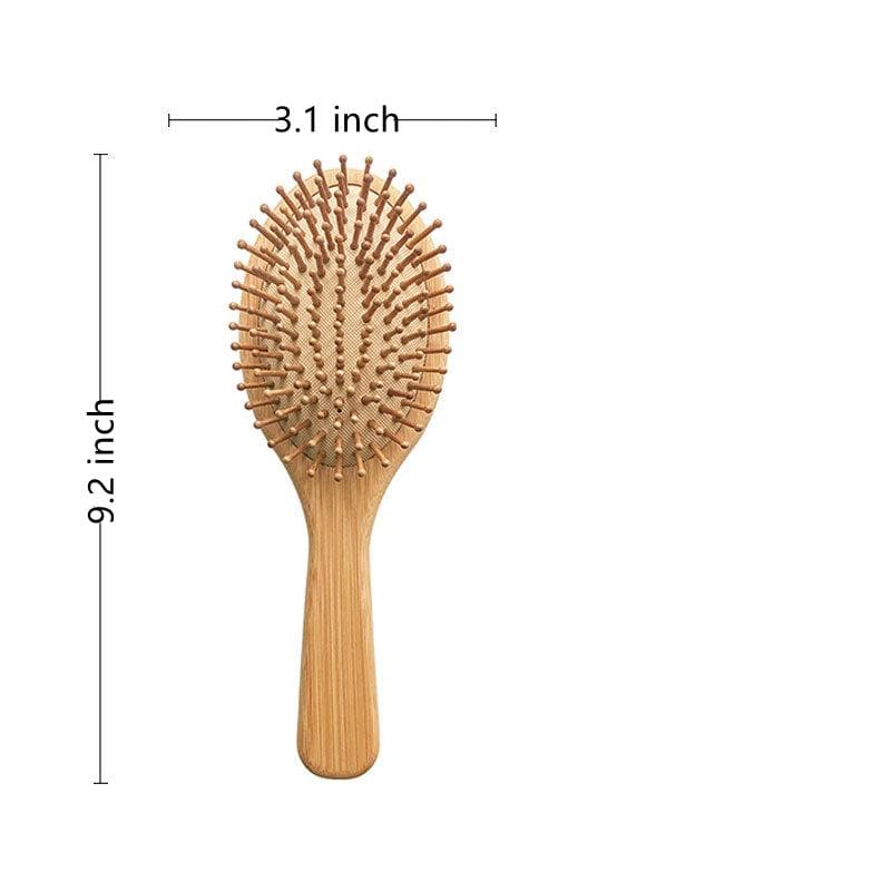 Natural Wood Paddle Brush - Image 6