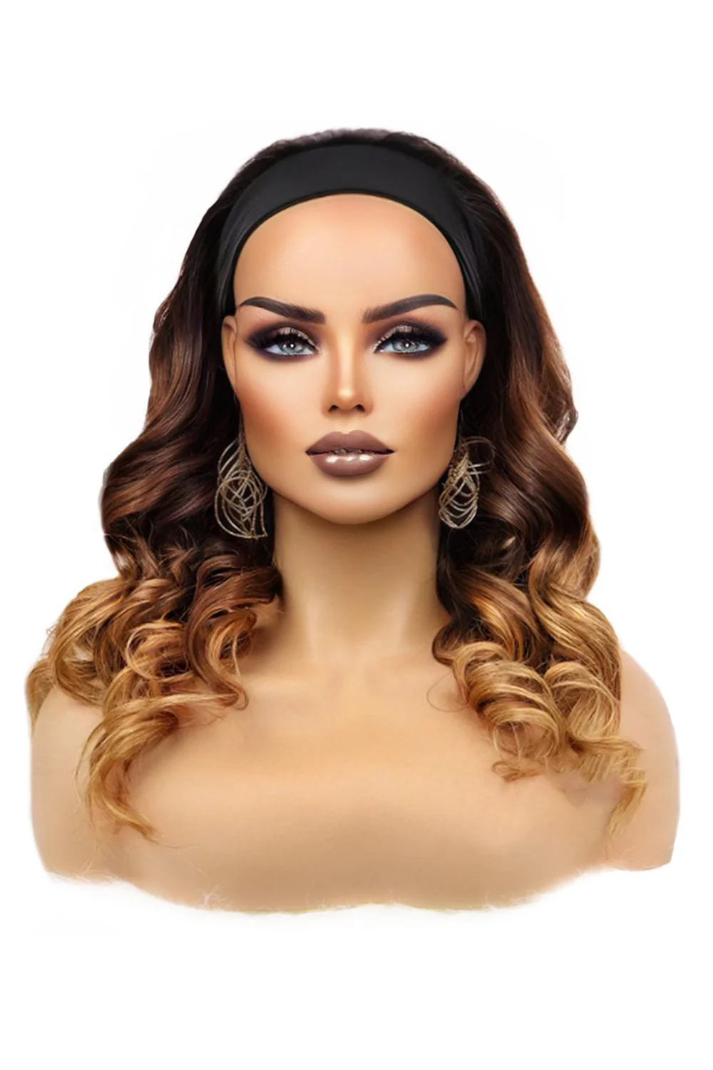 Ombre Body Wave Fashion Headband Wig Human Hair HBW16 - Image 2