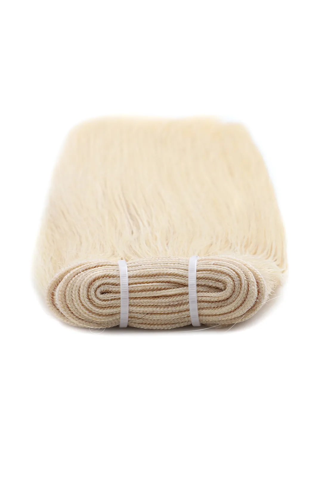Platinum Blonde Bundles #60A Sew-in Extensions Straight Virgin Hair - Image 2