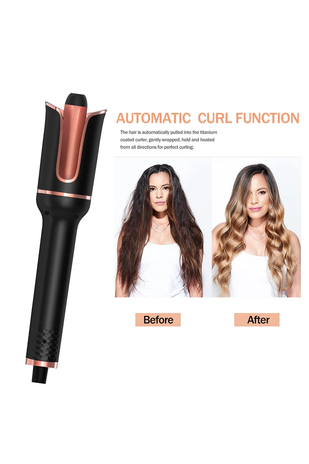Portable Rose-Type Automatic Curling Iron Multi-Function Negative Ion - Image 4