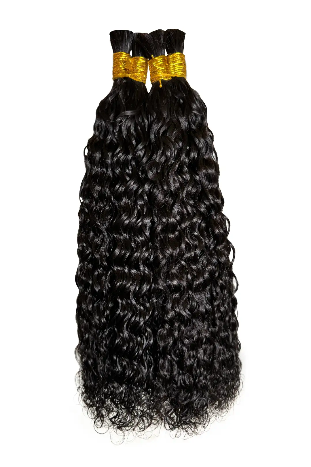 Pre-Divided Water Wave Bulk Human Hair For Braiding Easy Split BU82 - Image 5
