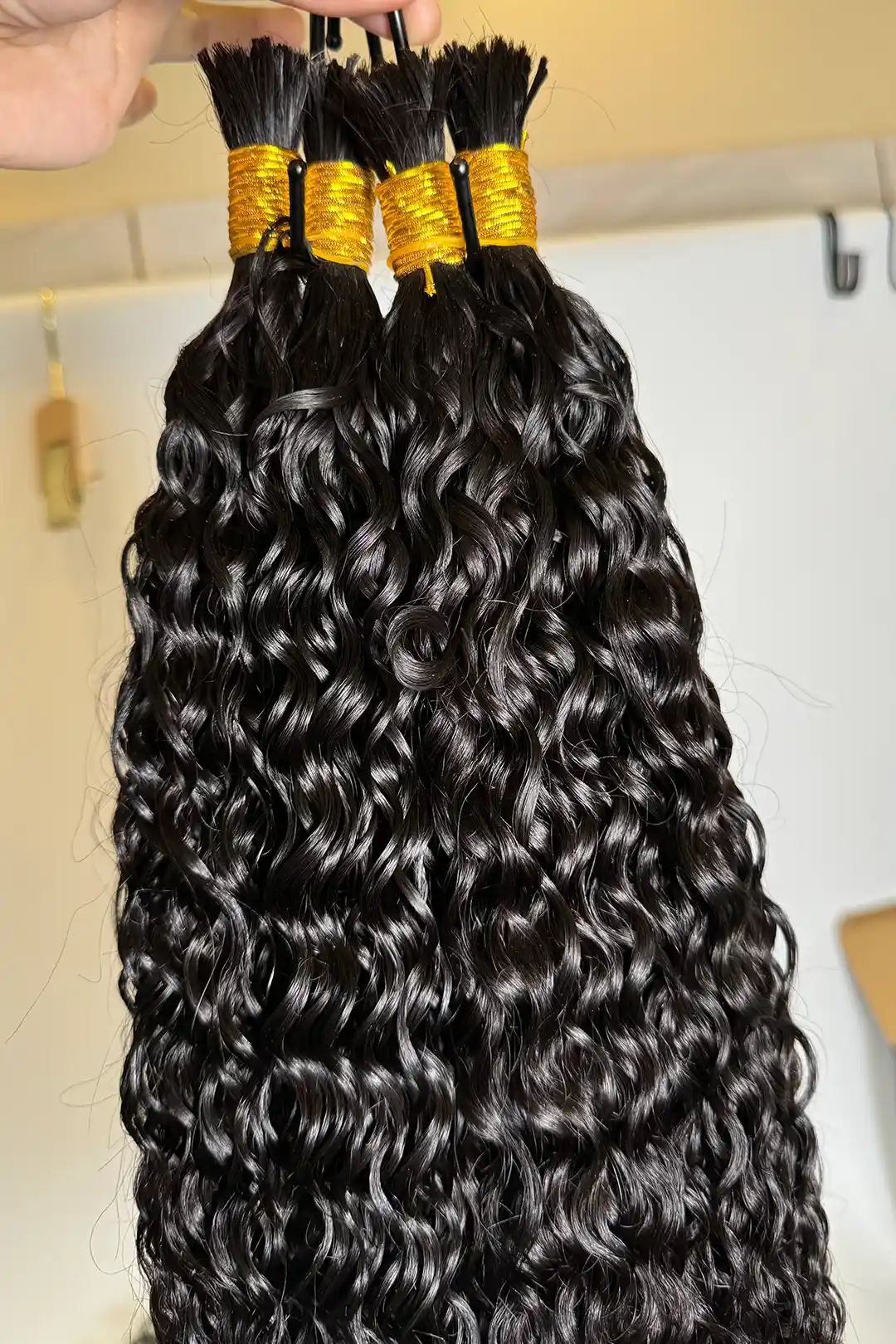 Pre-Divided Water Wave Bulk Human Hair For Braiding Easy Split BU82 - Image 8