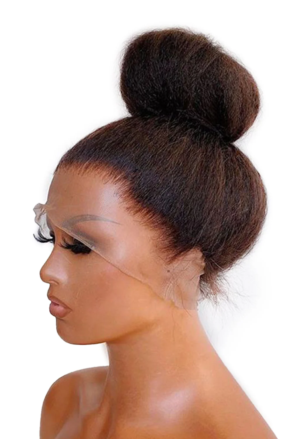 360 Lace Kinky Straight Human Hair 3607 - Image 10