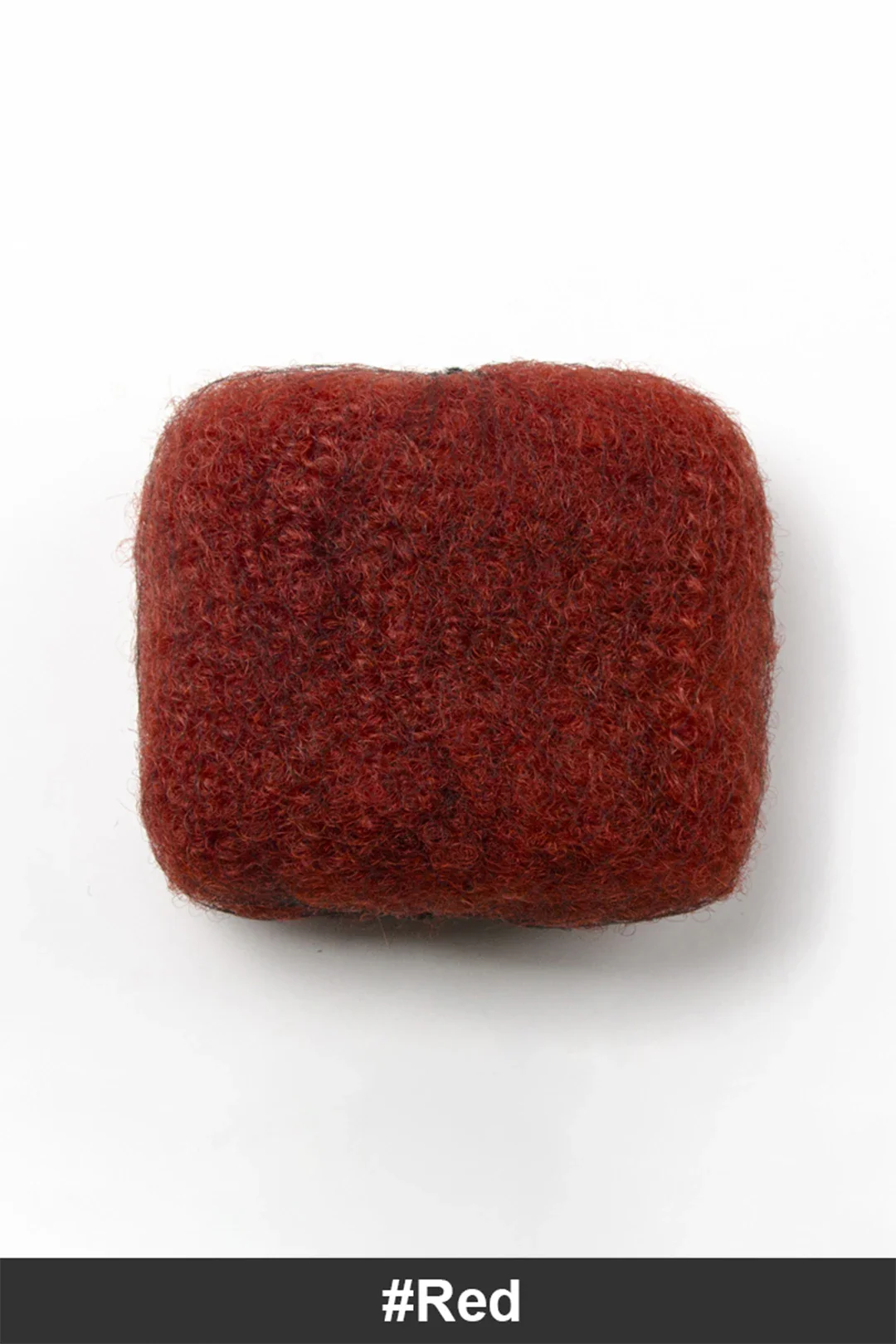 Red Afro Kinky Hair Bulk for Locks and Braiding - Image 2