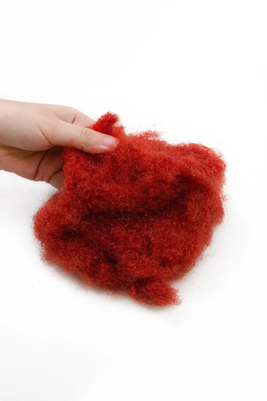 Red Afro Kinky Hair Bulk for Locks and Braiding - Image 4
