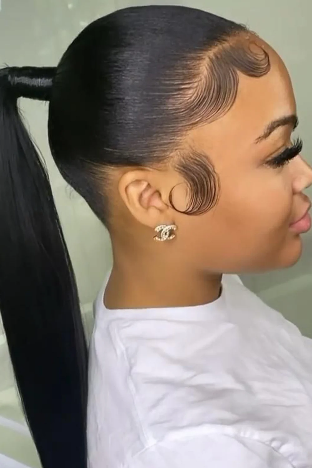 Reusable HD lace Baby Hair Edges 5-6 Inch - Image 5