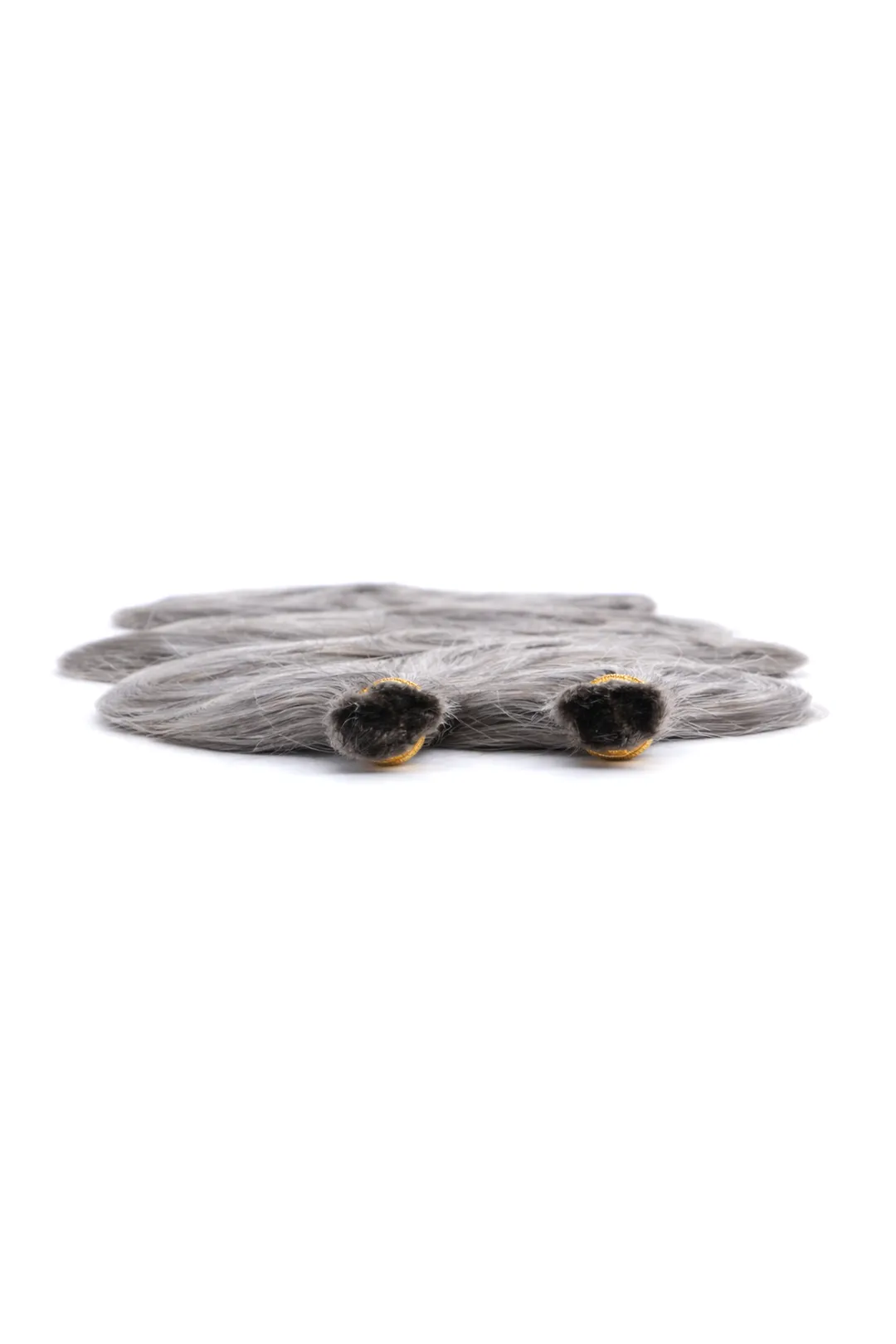 Salt and Pepper Bulk Hair Body Wave for Braiding 70% Gray BU32 - Image 2
