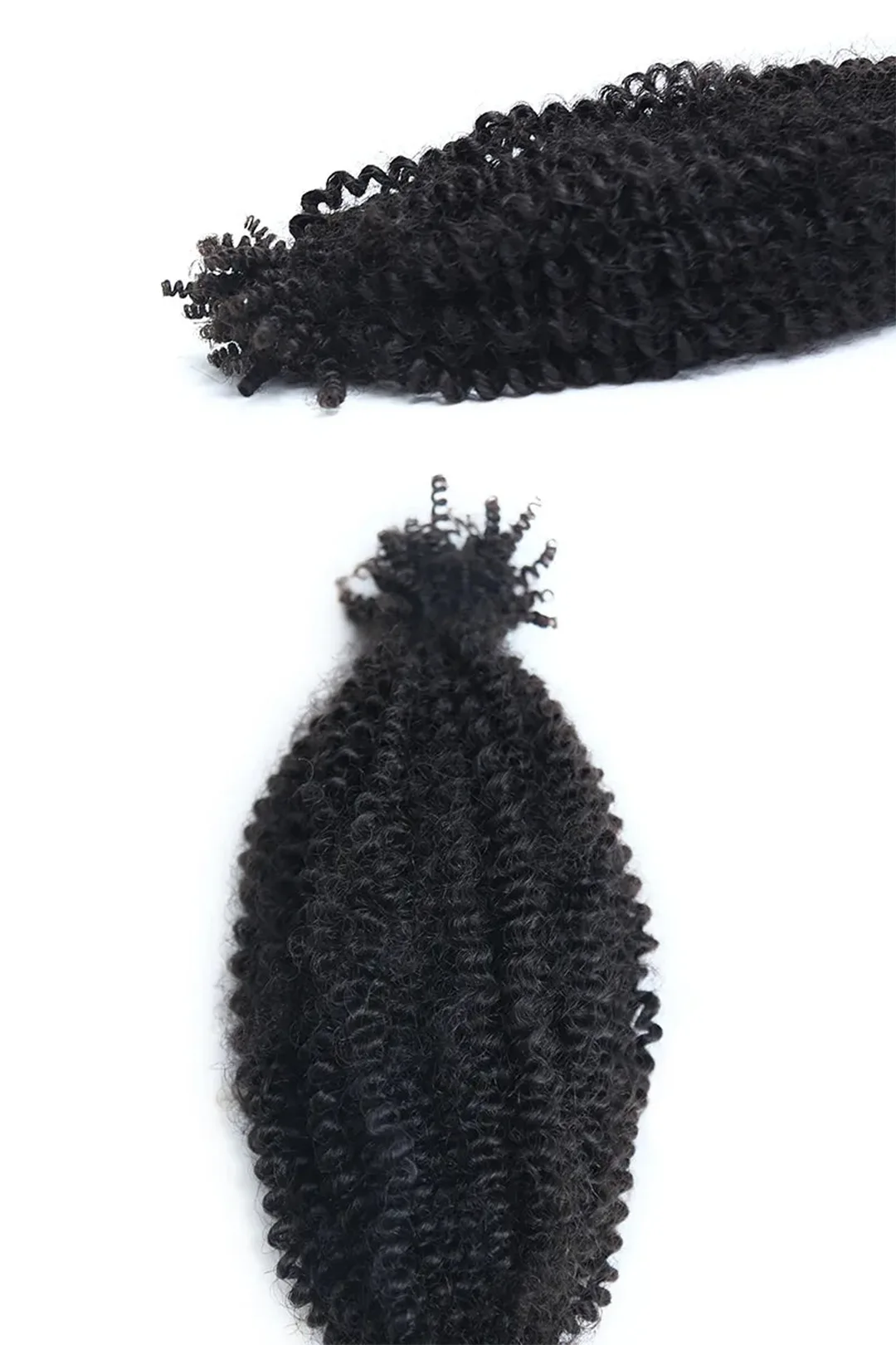 Springy Afro Twist Marley Hair Natural Black Human Hair - Image 8