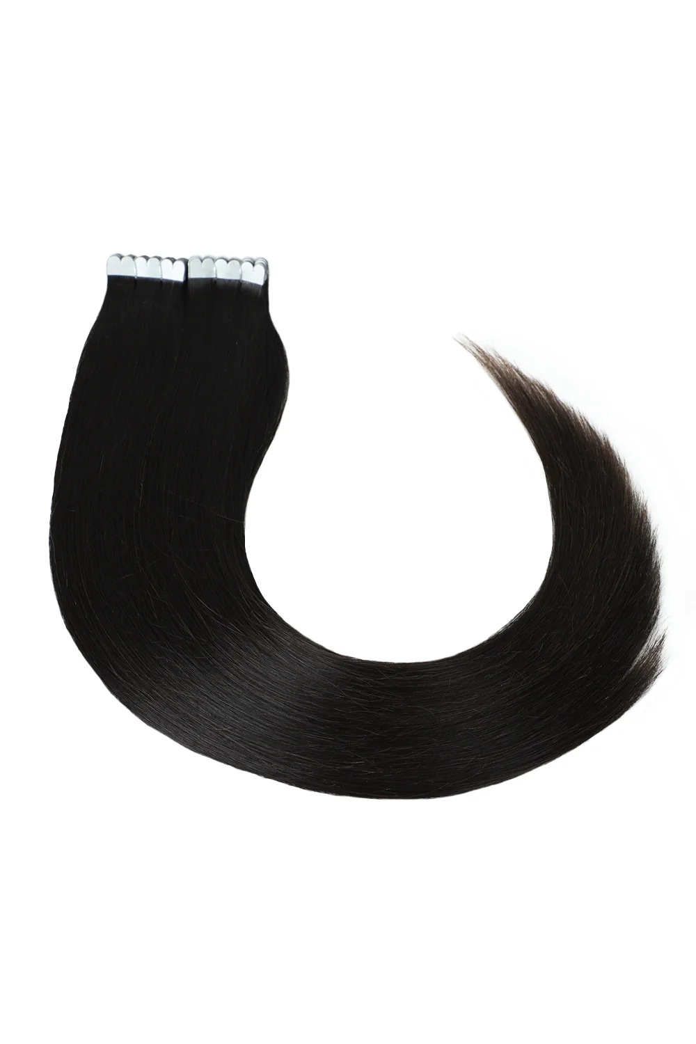 Mini Tape-In Hair Extensions Straight Human Hair - Image 2