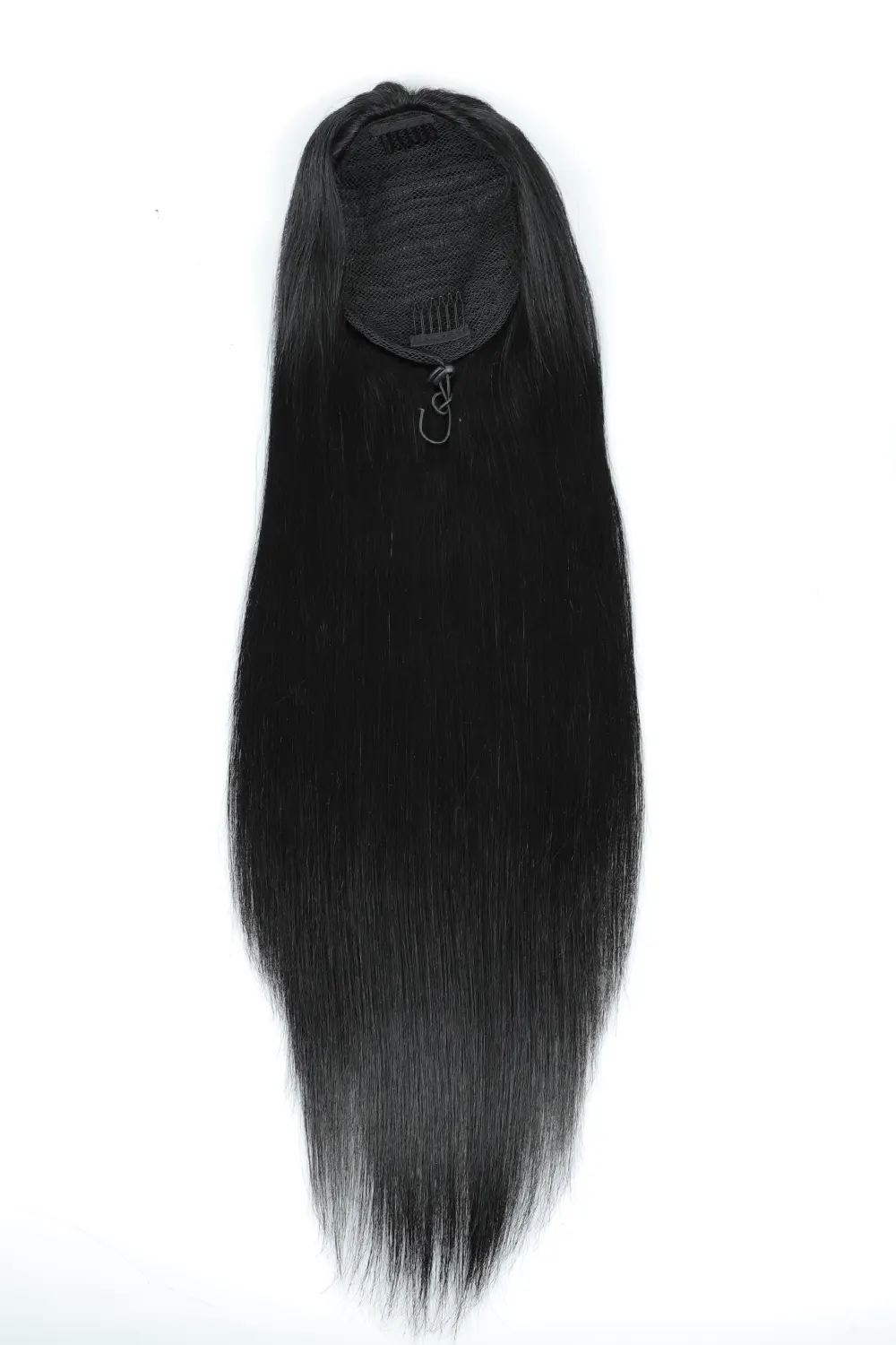 Fashionable Drawstring Ponytail Straight with Three Colors 120-150g - Image 2