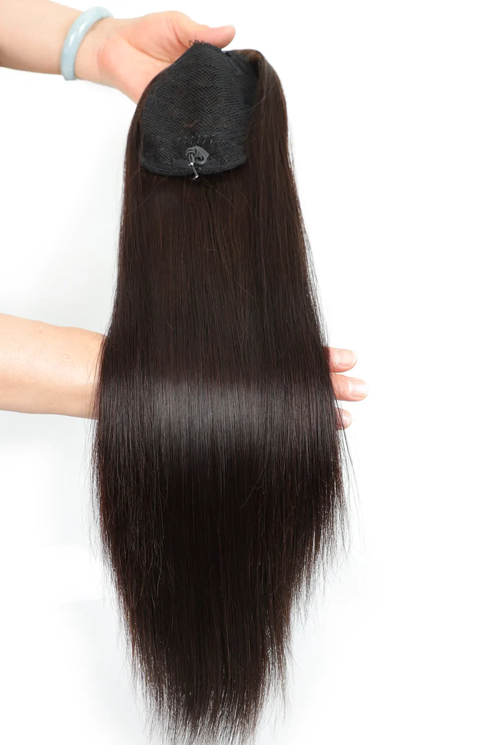 Fashionable Drawstring Ponytail Straight with Three Colors 120-150g - Image 3