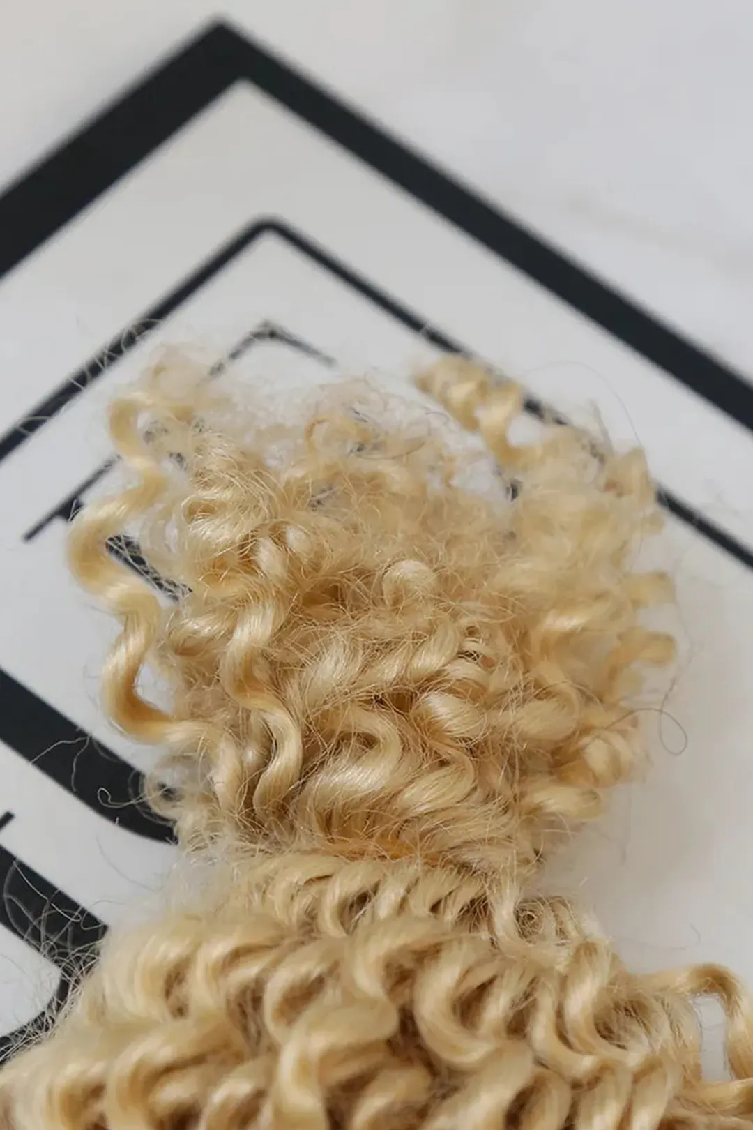 Strawberry Blonde Marley Hair Springy Afro Twist  #27 100% Human Hair - Image 2