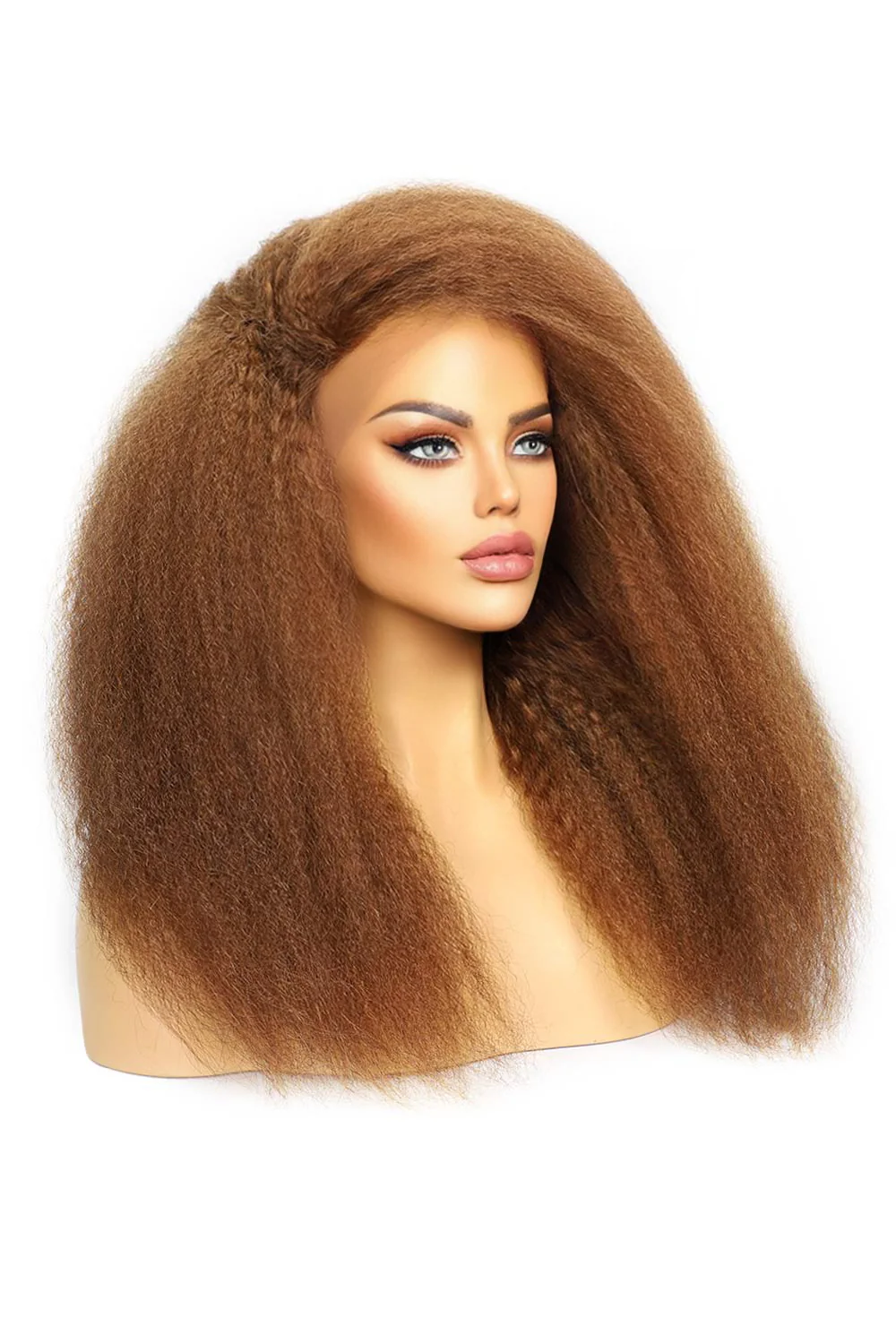 T Part Lace Wig 30# Kinky Straight-TP08 - Image 6