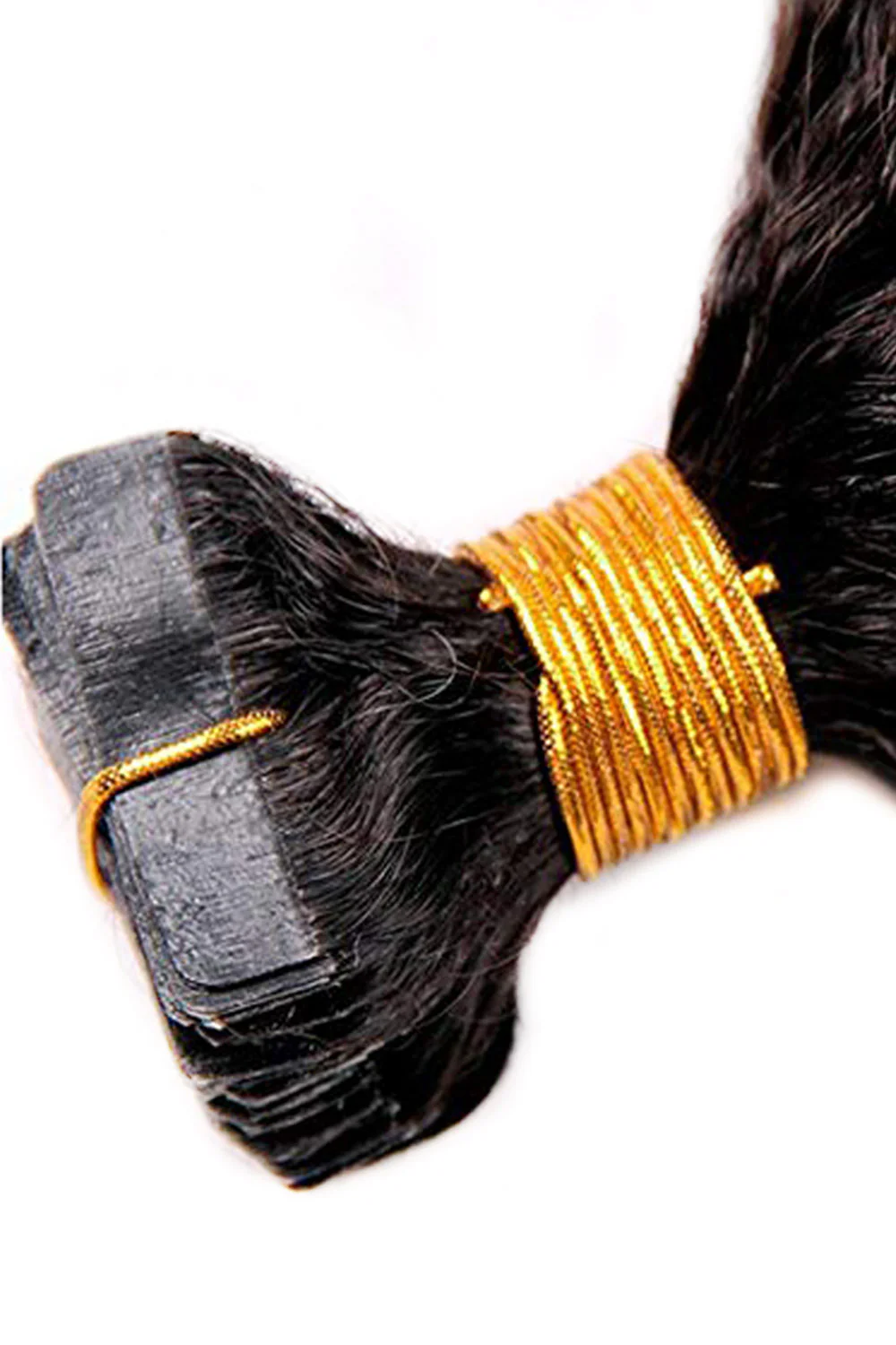 Kinky Curly Tape In Hair Extensions Human Hair For African American - Image 5