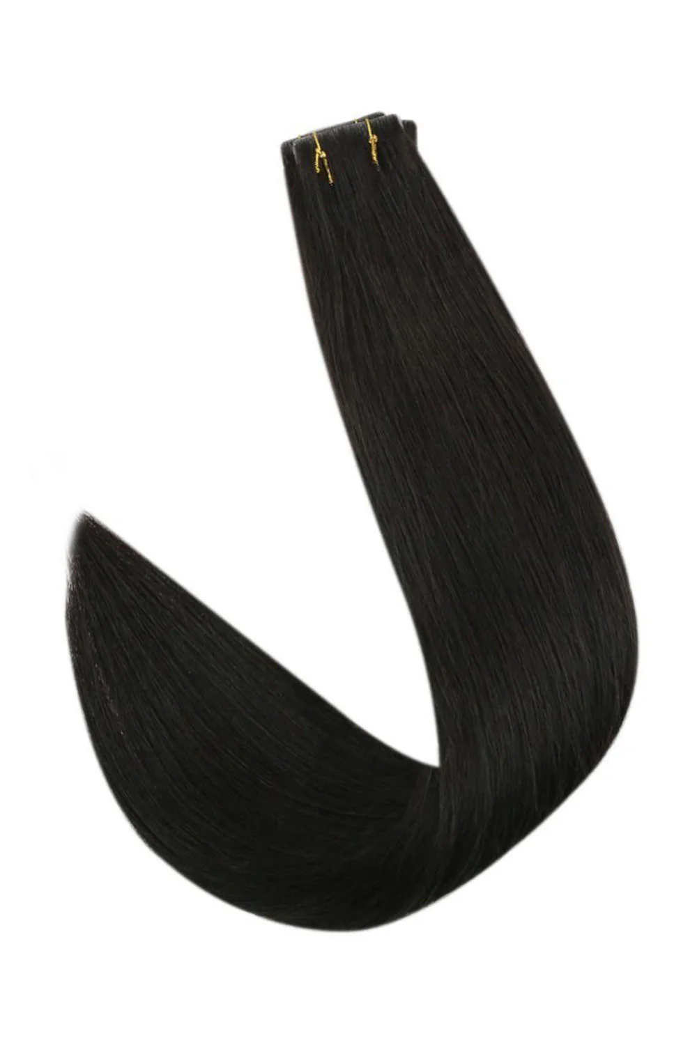 Straight Tape in Hair Extensions for Black Hair Seamless Invisible - Image 5