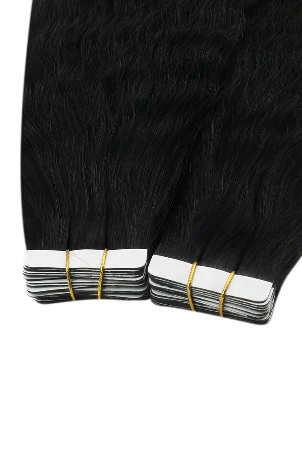Invisible YaKi Tape In Hair Extensions For Black Fine Hair - Image 3