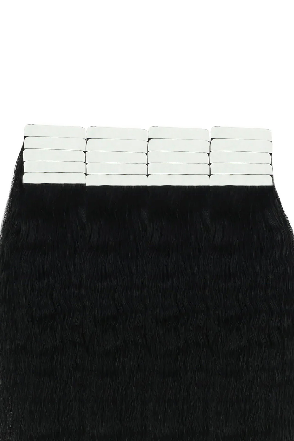 Invisible YaKi Tape In Hair Extensions For Black Fine Hair - Image 4