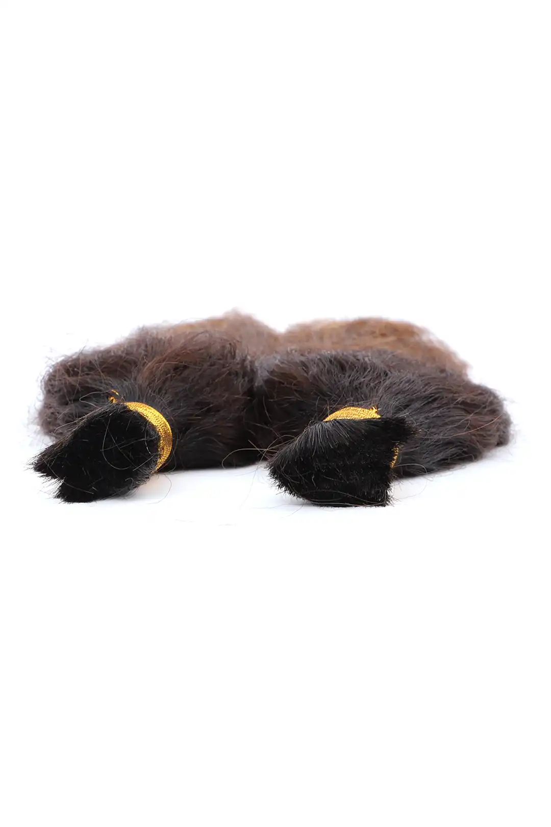 Three-tone Color 1B/4/30# Wet Wave Bulk Hair Double Drawn BU64 - Image 4