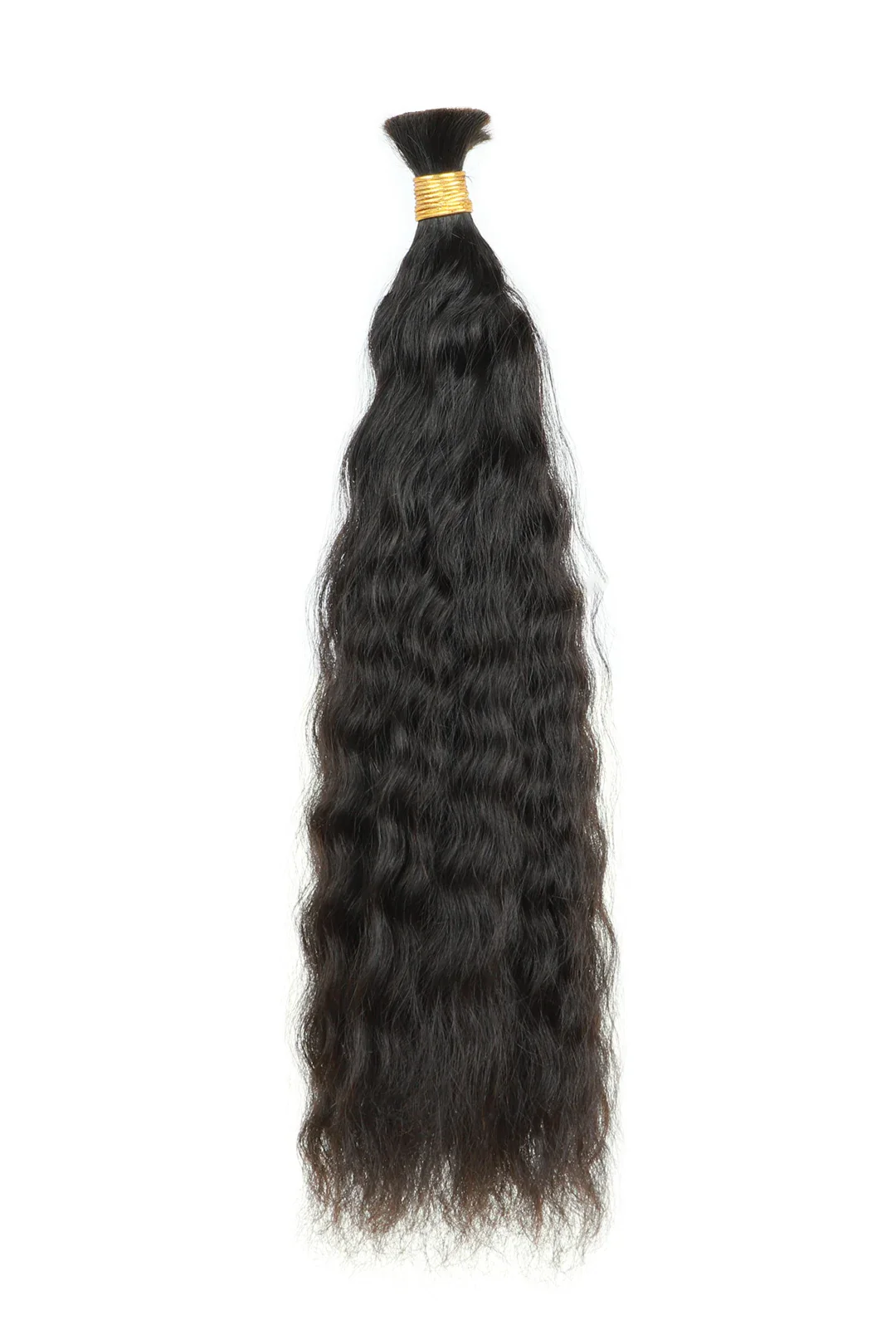 Ygwigs 8-Pack Double Drawn Bulk Hair Kit 8 Curly Styles Natural Black - Image 5
