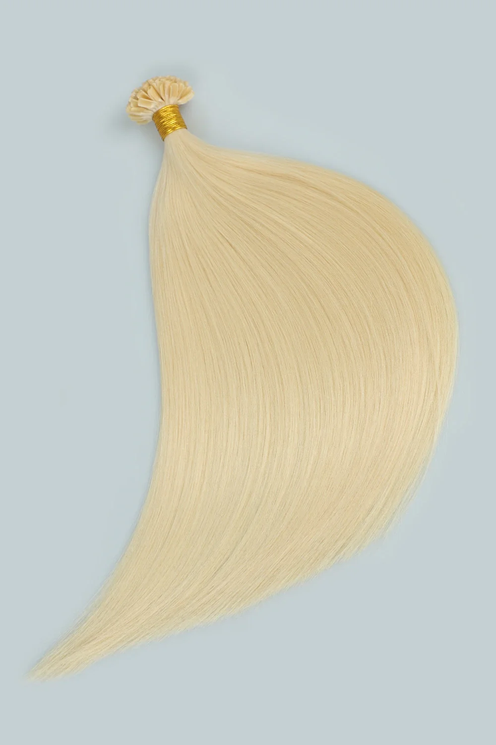 Pre-Bonded Hair Extensions | U-Tip | Blonde 613# Hair - Image 2