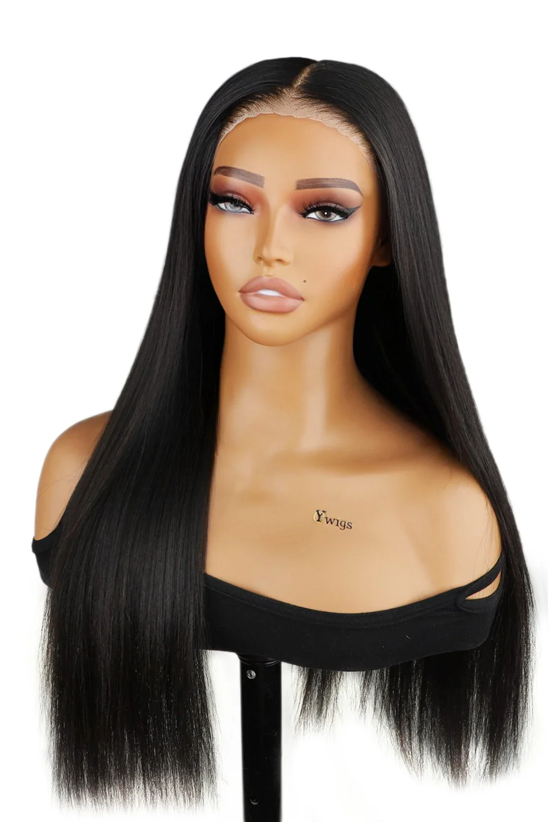 Wear and Go 6x5 Lace Frontal Wig Straight Human Hair Natural Black - Image 2